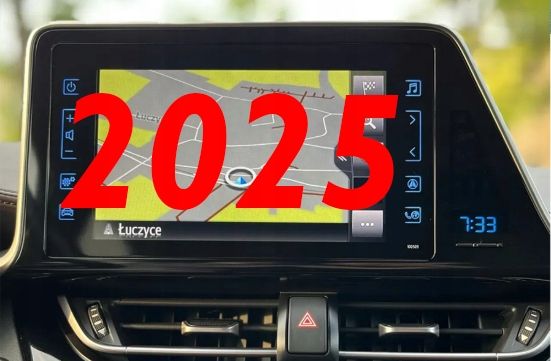 AKTUALIZACJA MAP 2025 TOYOTA C-HR (od 2016 do 2019) Toytoa touch 2 go
