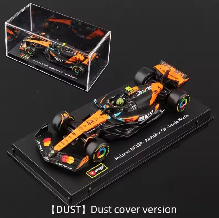 Bburago McLaren F1 MCL38 #4 2025 Australian GP Norris 1:43 kask