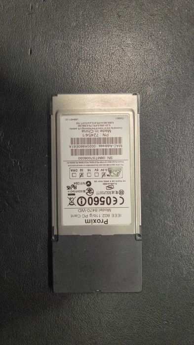 Placa Wireless PCMCIA Proxim ORiNOCO 8470-WD