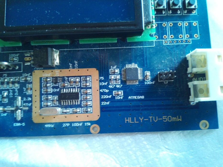 Transmissor de Tv Hlly 50mw + alimentacao +antena