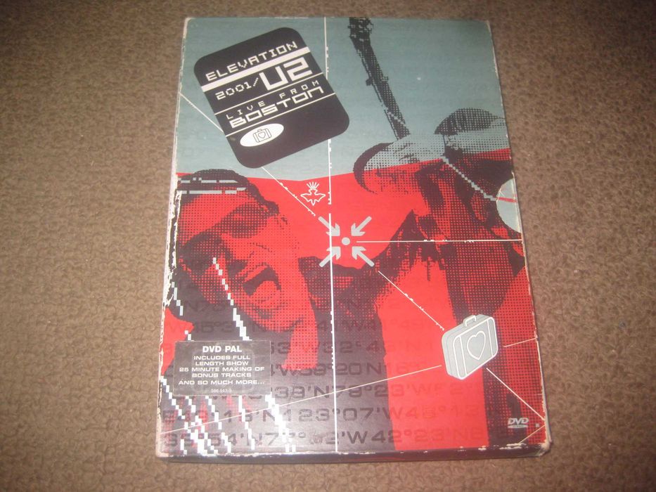 U2 "Elevation 2001: Live from Boston" Edição Especial com 2 DVDs em Digipack!