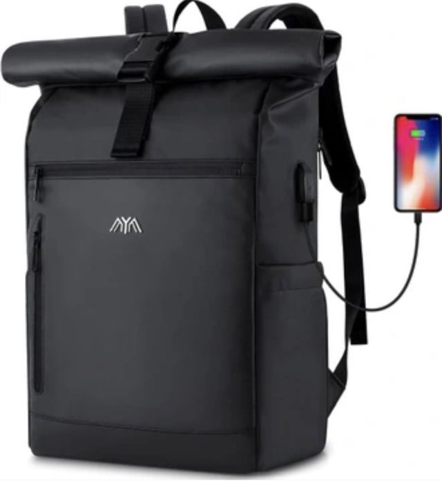 Rolltop Plecak rowerowy,męski plecak szkolny