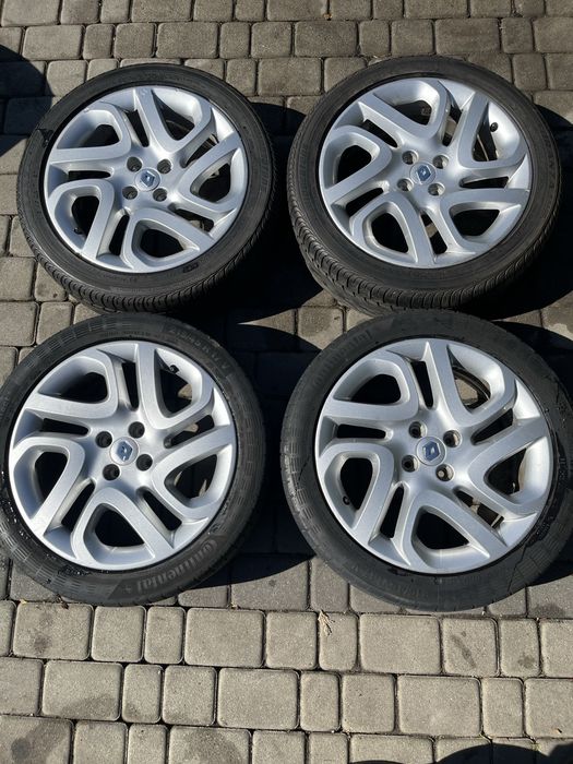 Alufelgi 4x100 17 cali Renault Captur Grand Scenic Megane Clio Sandero opony lato 215/45/17