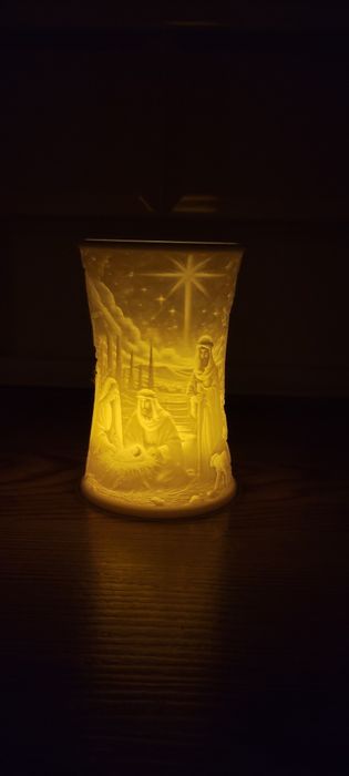 Lampka ozdoba na stół wigilijny Boże Narodzenie
