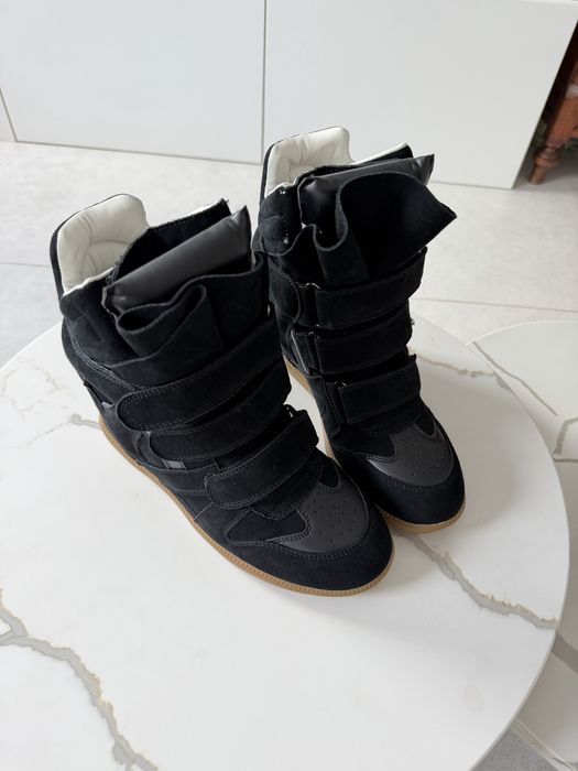 Isabel marant 38 czarne skóra nowe