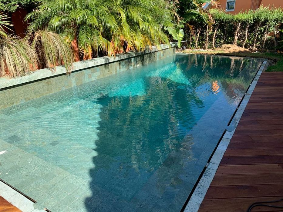 Basalto verde - pedra para piscinas