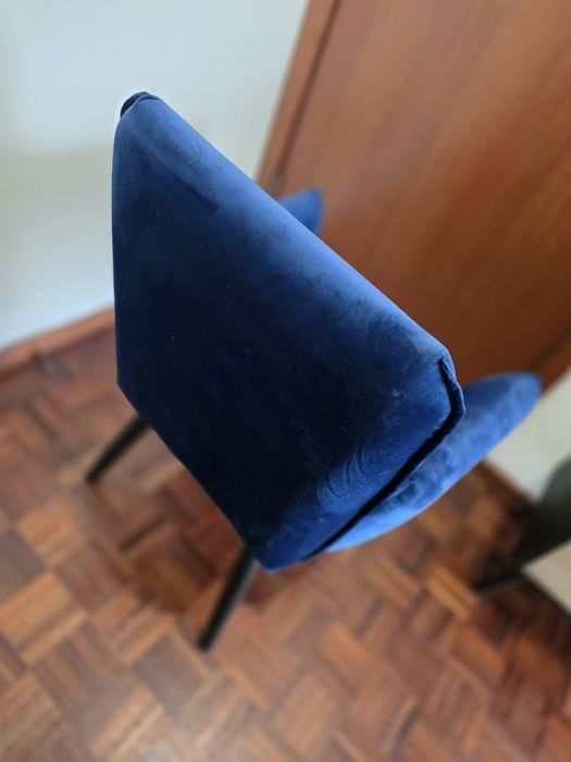 Cadeirão Azulão Veludo (como Novo)