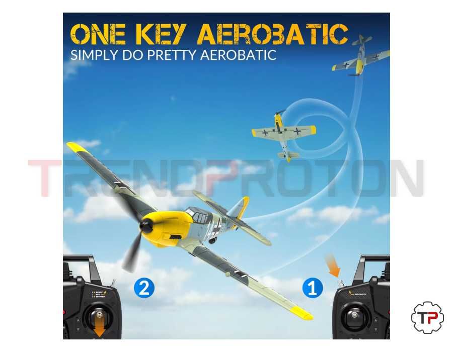 Avião caça RC Messerschmitt Bf 109 Telecomandado