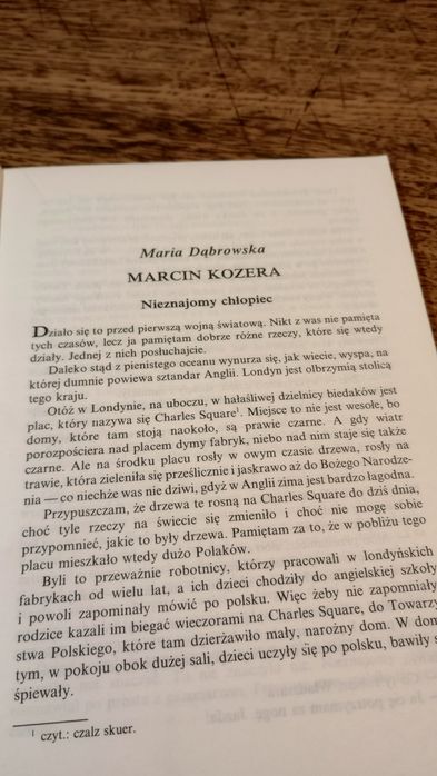 Moje lektury. Klasa 6