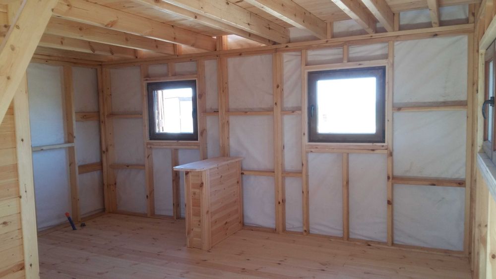 domek letniskowy,drewniany,ogrodowy,antresola,szkieletowy,do 35m2,gont