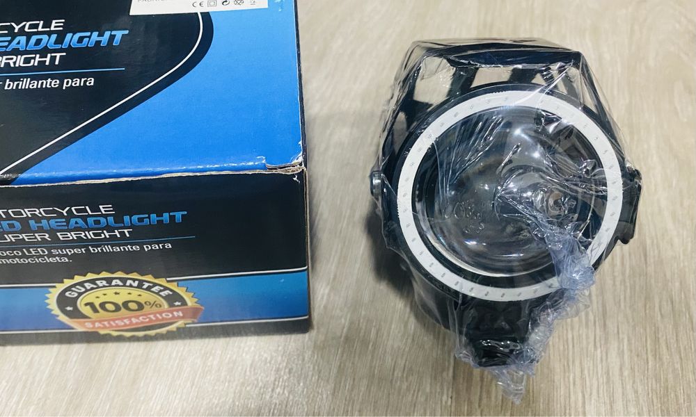 Faróis moto/Foco auxiliares Led 125w 9600Lm