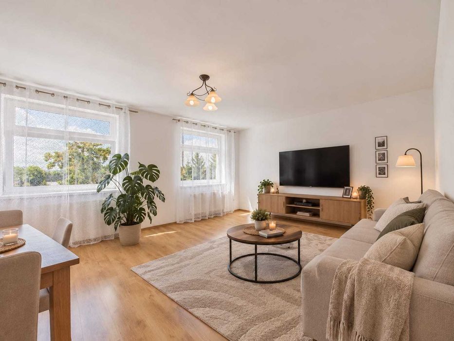 Mieszkanie Kąty Wrocławskie 71m2, osobna kuchnia, 3 pokoje, komórka lok.