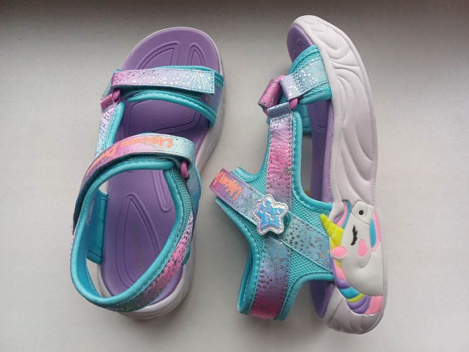 Сандалії Skechers s-lights: unicorn dreams-majestic розміри 35,36,37