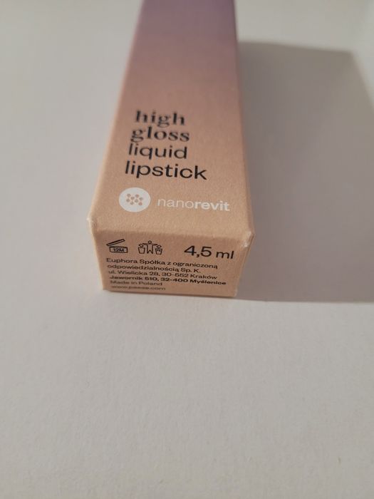 Paese Nanorevit Pomadka W Płynie 53 Spicy Red, liquid lipstick