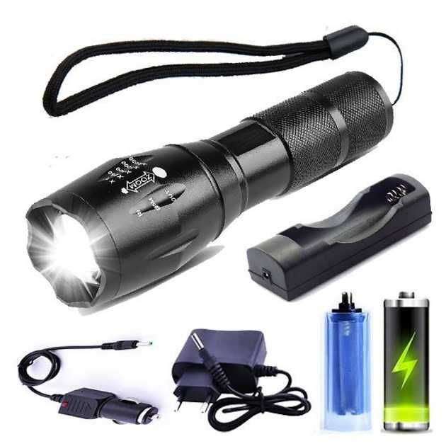 -40% Фонарь ручной Bailong BL-1831-Т6 набор с зарядным устройством