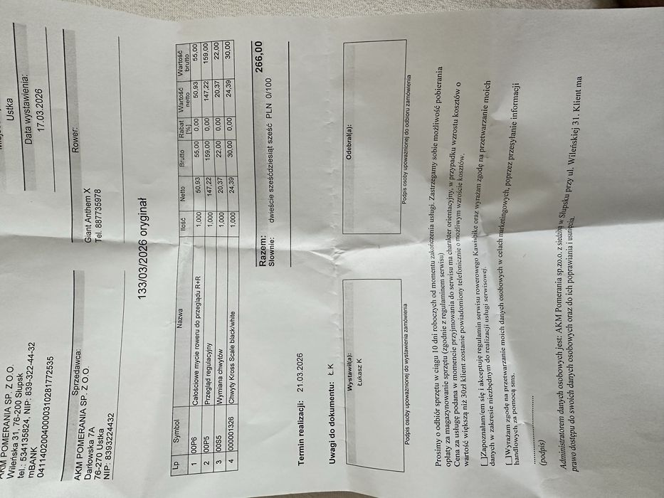 Rower Giant Anthem L  2xFox doinwestowany