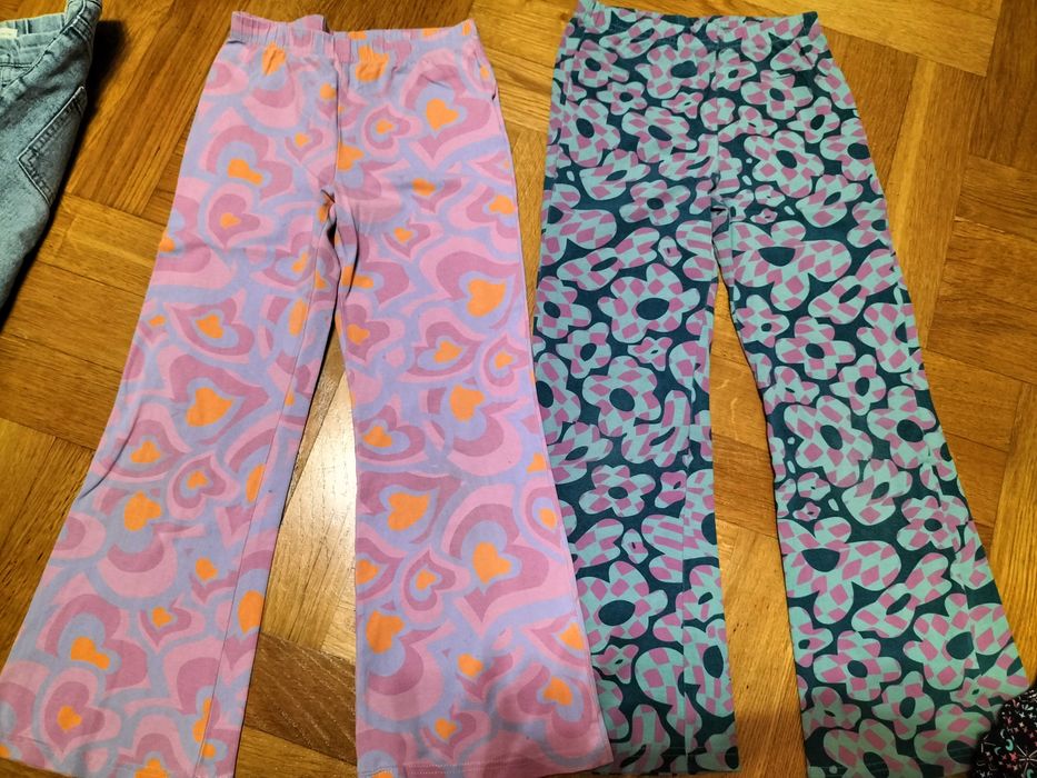 Zestaw ubrań dziewczynka 128/134