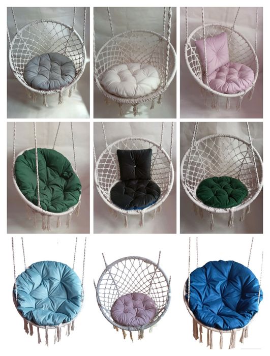 Poduszka na huśtawkę fotel wiszący bocianie Gniazdo