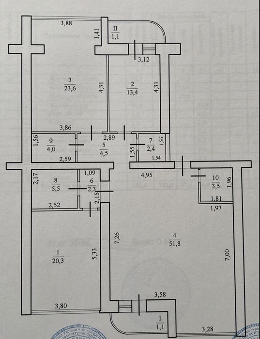 133.5 м2 Продаж 3 х кім.квартири преміум класу Брянськ
