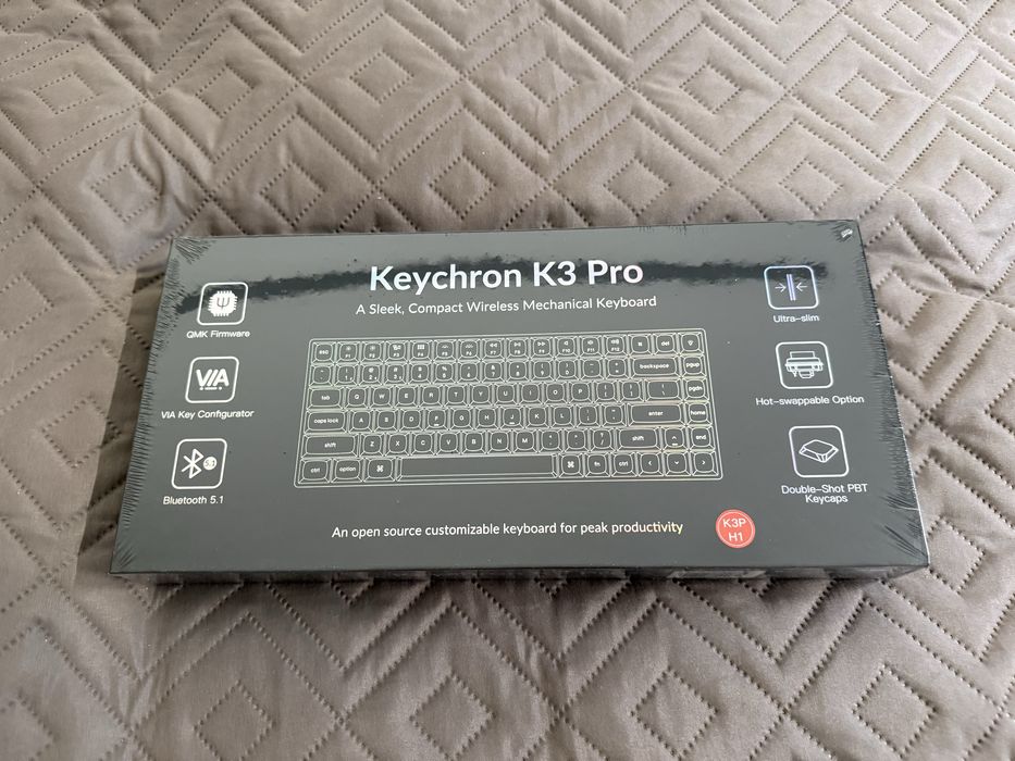 Klawiatura Keychron K3 Pro, low profile gateron czerwone, nowa