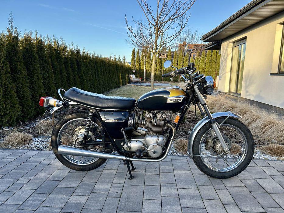 1974 Triumph Trident 750 T150V oryginalny lakier matching numbers