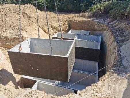 Szamba betonowe, zbiornik ppoż, na deszczówkę, transport HDS