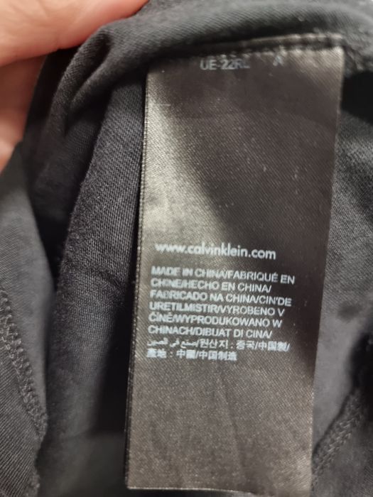 Tshirt czarny Calvin Klein Jeans L