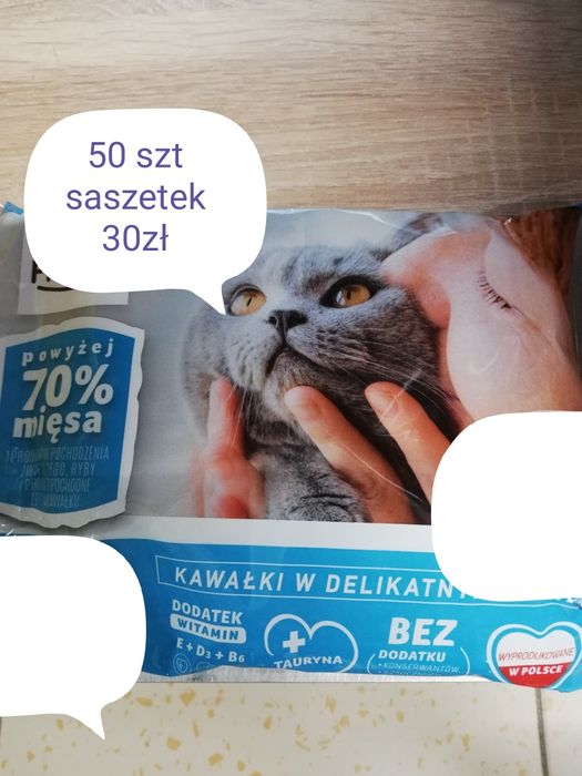 Karma dla kota Premium 50szt saszetek