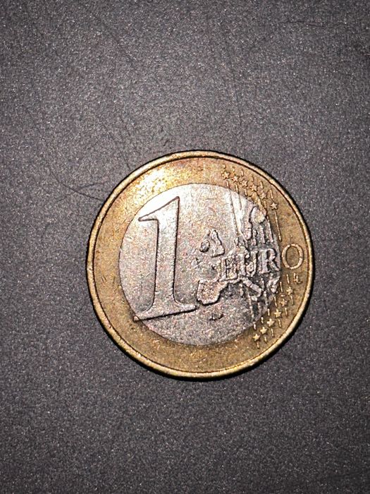 Moneta 1 euro 2002 roku