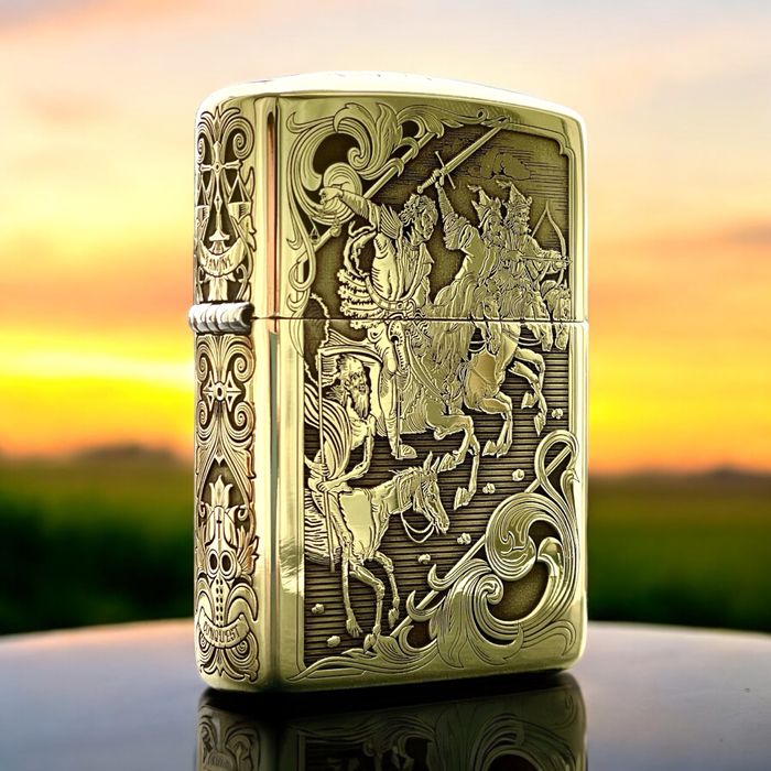 Нова оригінальна запальничка Zippo Armor Four Horsemen of