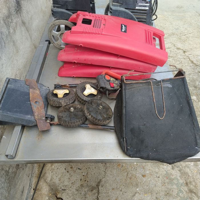 Peças de corta relva  e peças de lavadora