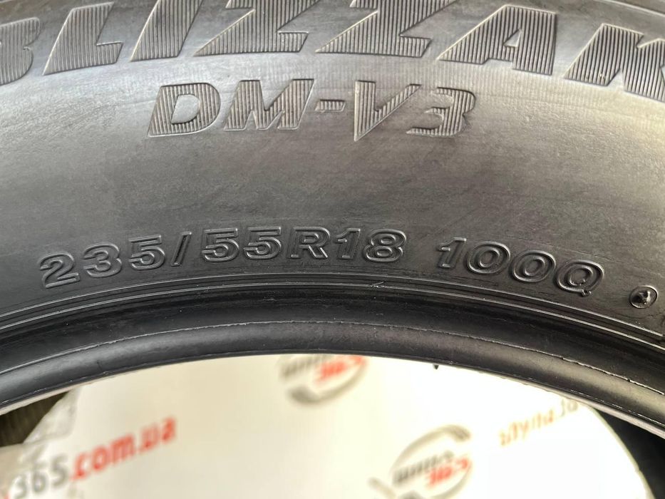 235/55 r18 bridgestone blizzak dm-v3 8mm
