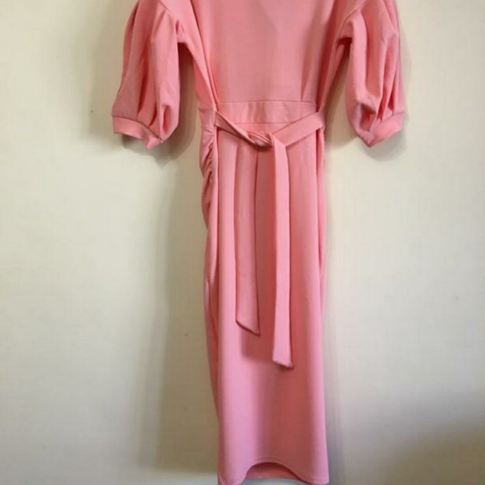 Нова шикарна персикова сукня для вагітних