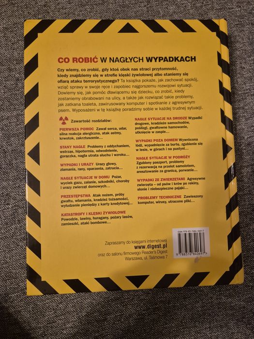 Książka co robić w nagłych wypadkach