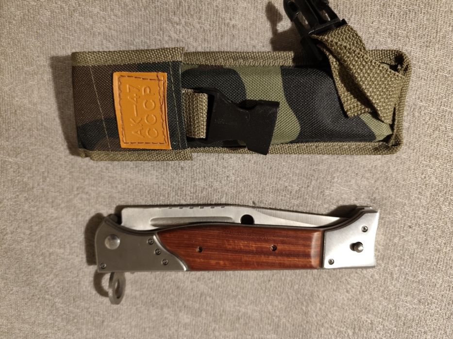 Nóż - bagnet sprężynowy AK-47 CCCP