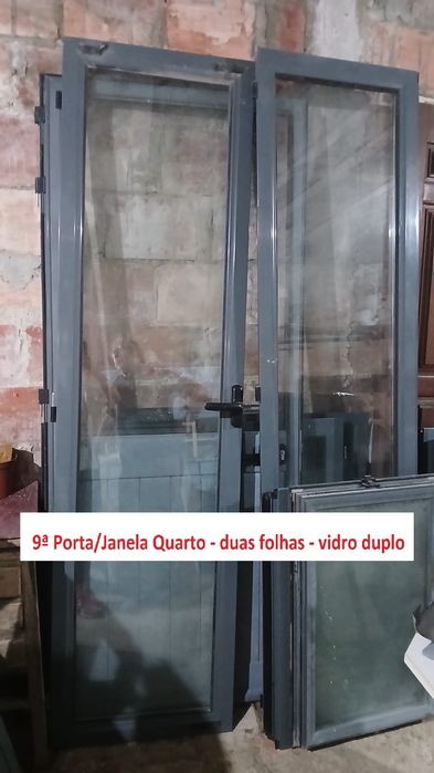 Portas e Janelas com Caixilharia de Alumínio e Vidro Duplo