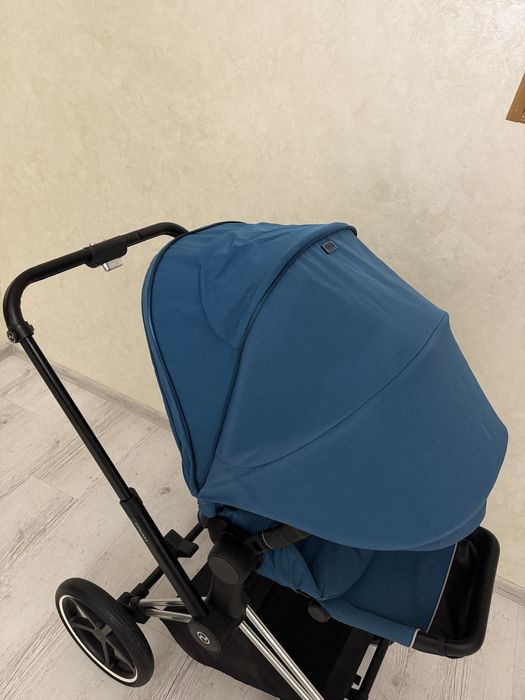Cybex priam 2 в 1 в кольорі mountain blue