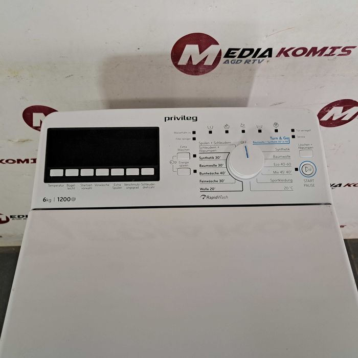 Pralka Privileg PWT B623S [12m-cy gwar] Klasa B / 6 kg / 1200 obr