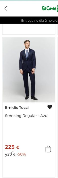Smoking Emídio Tucci - Azul
