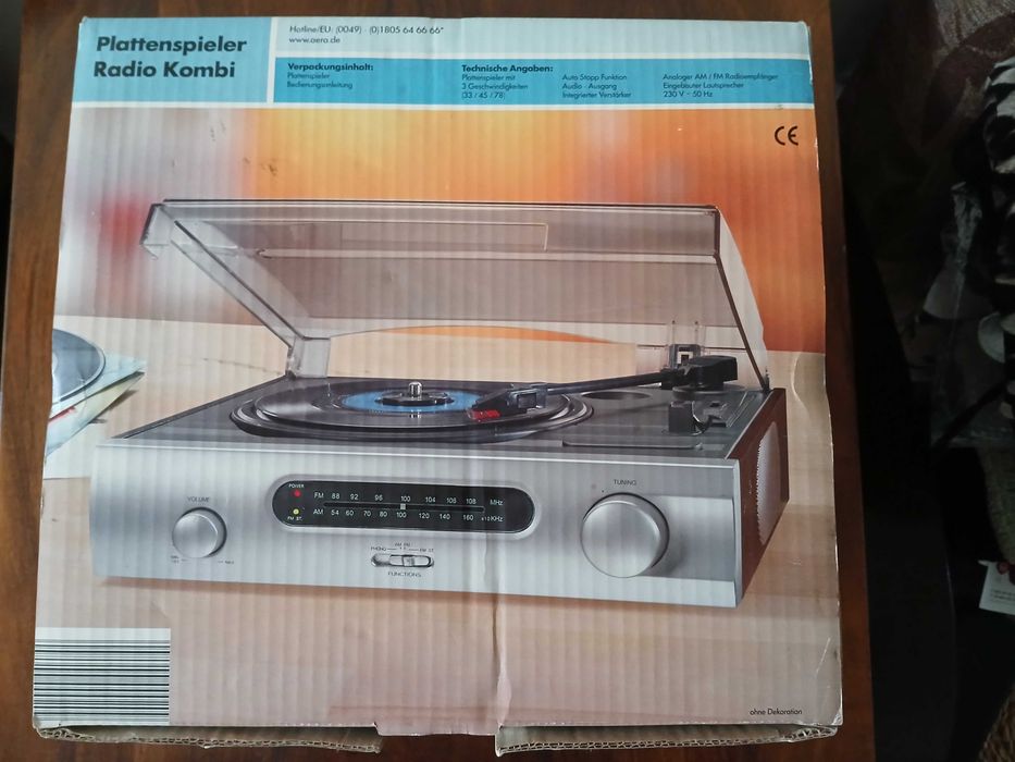 Gramofon płyt Radio Kombi