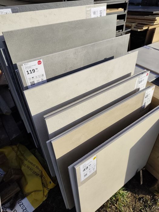 Płytki, gres, nowe, 60x60 / 60x120 różne