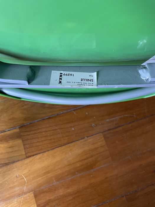 cadeira vintage Ikea Snille verde