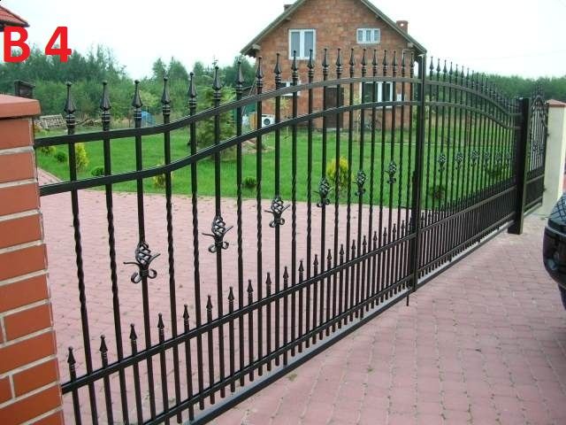 Brama kuta wjazdowa skrzydłowa przęsła przesuwna