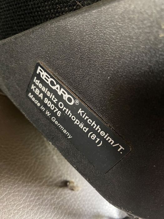 Fotel / Fotele RECARO Mercedes W201 / BMW E30