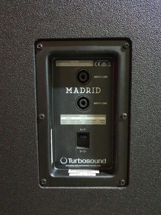 Subwoofer pasywny Turbosound Madrid TMS218B, 2 x 18, 1600W - 4 ohm