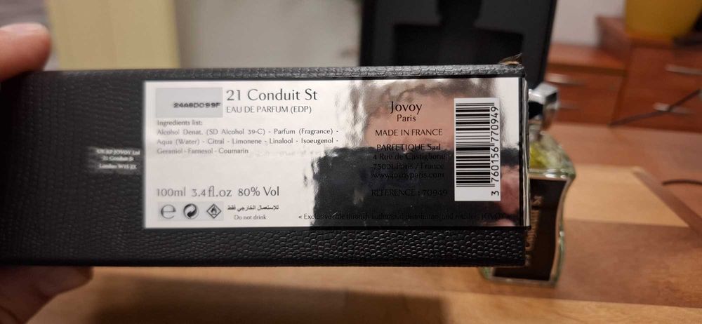 Jovoy - 21 Conduit St