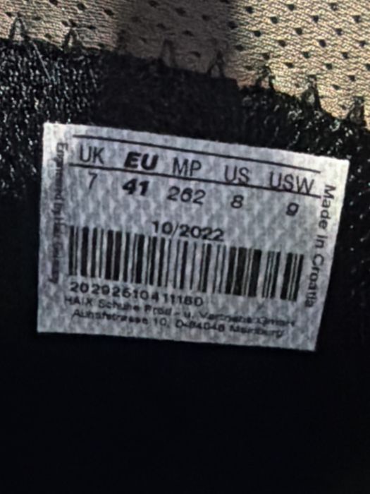 Haix Combat Boots Light