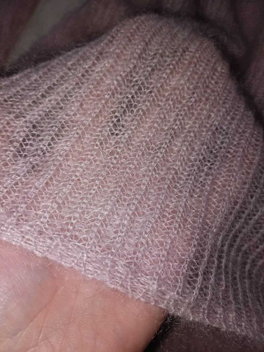 Мохеровый джемпер паутинка Luisa Cerano шерсть мохер