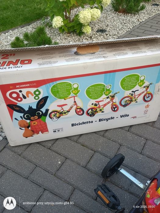 Rowerek dziecięcy Bing 12 cali