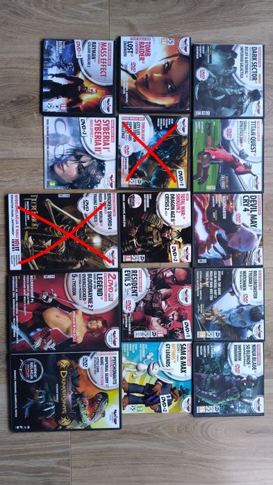 Gry PC + płyty CD Action